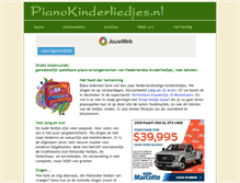 Tablet Screenshot of pianokinderliedjes.nl